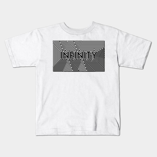 Infinity and beyond Kids T-Shirt by MissVevo